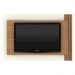 Painel Para Tv 65 Polegadas 180cm PL3001 Natural Off White Tecno Mobili
