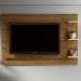 Painel Para Tv 65 Polegadas 180cm PL3002 Natural Off White Tecno Mobili