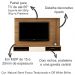Painel Para Tv 65 Polegadas PB4000 Natural Off White Tecno Mobili