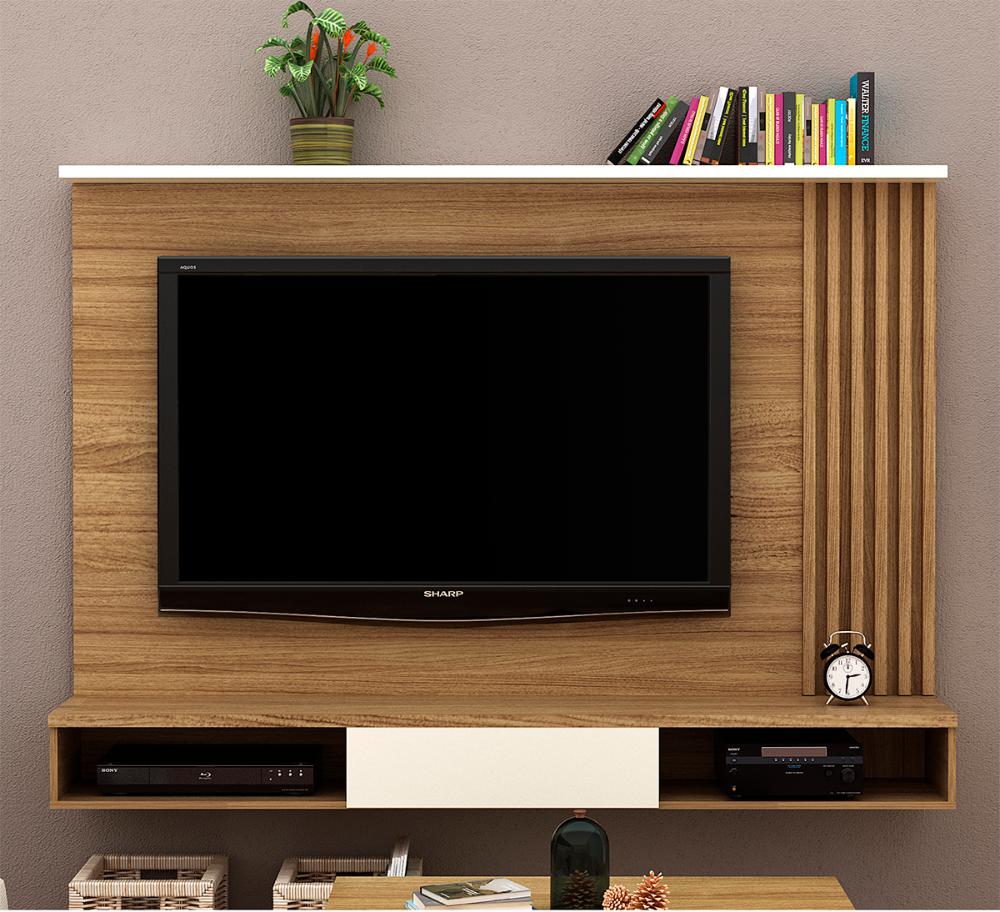 Painel Para Tv 65 Polegadas PB4000 Natural Off White Tecno Mobili