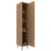 Paneleiro 2 Portas 222x40 cm MDP CZ3108 Freijo Tecno Mobili