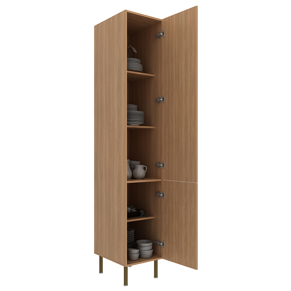 Paneleiro 2 Portas 222x40 cm MDP CZ3108 Freijo Tecno Mobili