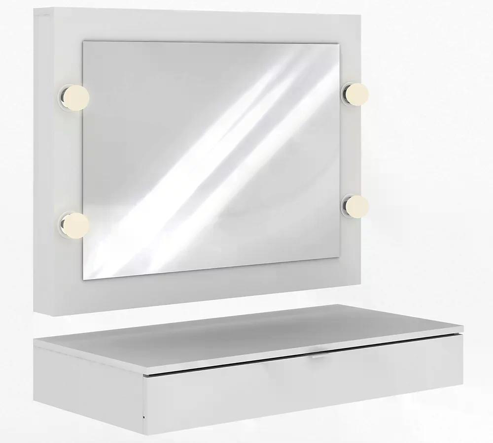 Penteadeira Camarim Suspensa PE2004/2006 Branco Tecno Mobili