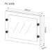 Penteadeira Camarim Suspensa PE2004/2006 Branco Tecno Mobili