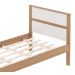 Quarto Solteiro 3 Peças CM8004 AZ1016 AZ1018 QT1 Amendoa Branco Tecno Mobili