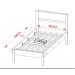 Quarto Solteiro 3 Peças CM8004 AZ1016 AZ1018 QT1 Amendoa Branco Tecno Mobili