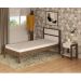 Quarto Solteiro 3 Peças CM8004 AZ1016 AZ1018 QT1 Nogal Branco Tecno Mobili