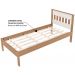 Quarto Solteiro 3 Peças CM8006 AZ1016 AZ1019 QT4 Amendoa Branco Tecno Mobili