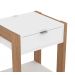 Quarto Solteiro 3 Peças CM8006 AZ1016 AZ1019 QT4 Amendoa Branco Tecno Mobili