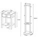 Quarto Solteiro 3 Peças CM8006 AZ1016 AZ1019 QT4 Nogal Branco Tecno Mobili