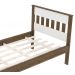 Quarto Solteiro 3 Peças CM8006 AZ1016 AZ1019 QT4 Nogal Branco Tecno Mobili