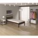Quarto Solteiro 3 Peças CM8010 AZ1016 AZ1011 QT11 Nogal Branco Tecno Mobili