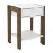 Quarto Solteiro 3 Peças CM8010 AZ1016 AZ1011 QT11 Nogal Branco Tecno Mobili