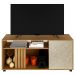 Rack 1 Porta Para Tv 42 Polegadas 136cm R1481 Natural Palha Tecno Mobili