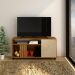 Rack 1 Porta Para Tv 42 Polegadas 136cm R1481 Natural Palha Tecno Mobili