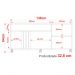Rack 1 Porta Para Tv 42 Polegadas 136cm R1481 Natural Palha Tecno Mobili
