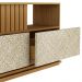 Rack 2 Gavetas Para Tv 42 Polegadas R1479 Natural Palha Tecno Mobili