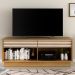 Rack 2 Gavetas Para Tv 42 Polegadas RA2003 Natural Off White Tecno Mobili