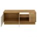 Rack 2 Portas Para Tv 64 Polegadas R1480 Natural Palha Tecno Mobili