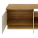 Rack 2 Portas Para Tv 64 Polegadas R1480 Natural Palha Tecno Mobili