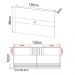 Rack E Painel Para Tv 42 Polegadas PA2913xR1479 Natural Palha Tecno Mobili