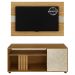 Rack E Painel Para Tv 42 Polegadas PA2913xR1481 Natural Palha Tecno Mobili