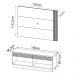 Rack E Painel Para Tv 42 Polegadas PL3004xRA2003 Natural Off White Tecno Mobili