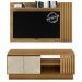 Rack E Painel Para Tv 65 Polegadas PA2914xR1480 Natural Palha Tecno Mobili