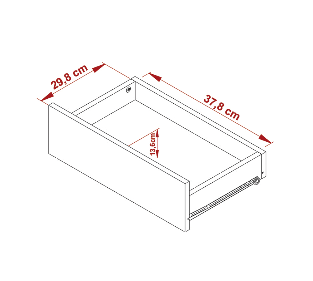 Rack Para TV 55 Polegadas 7 Nichos R1462 Natural Tecno Mobili