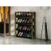 Sapateira Organizadora Para 12 Pares De Calçados AZ1025 Preto Nogal Tecno Mobili