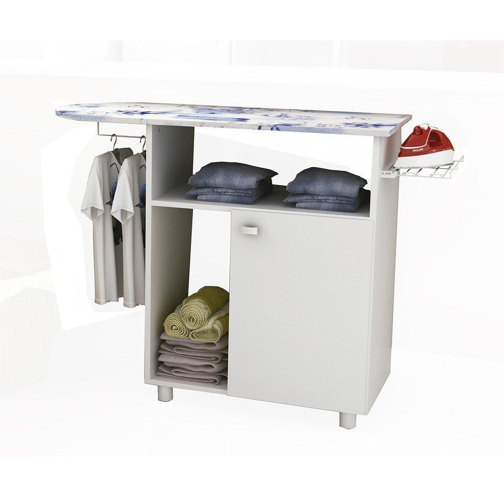 Tábua de Passar 01 Porta TP3010 Branco - Tecno Mobili