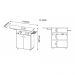 Tábua de Passar 02 Portas TP3000 Branco - Tecno Mobili