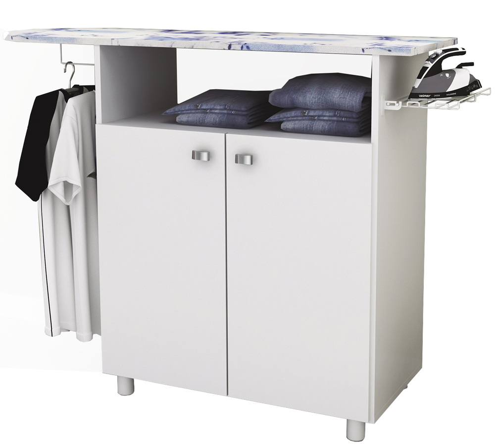 Tábua de Passar Roupa 2 Portas TP3000 Branco Tecno Mobili