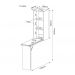 Tabua De Passar Roupa Retratil TP3030 Branco Tecno Mobili