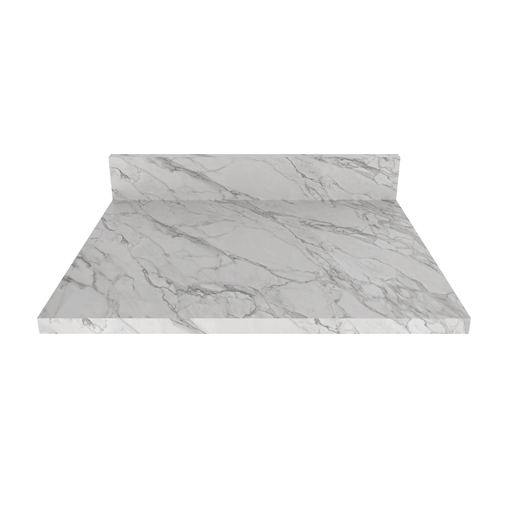 Tampo Para Balcão 60 cm CZ3144 Marmore Branco Tecno Mobili