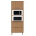 Torre Quente 1 Porta 2 Gavetas 222x80 cm CZ3142 Freijo Tecno Mobili