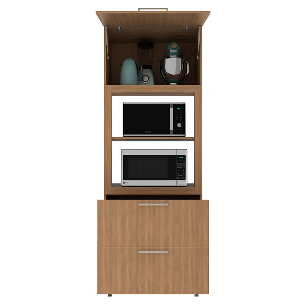 Torre Quente 1 Porta 2 Gavetas 222x80 cm CZ3142 Freijo Tecno Mobili