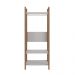 Armário Closet com 3 Prateleiras AZ1029 Amêndoa/Branco Tecnomobili