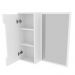 Armário Espelheira BN3648 Branca 60x60cm para Banheiro com Porta Tecnomobili