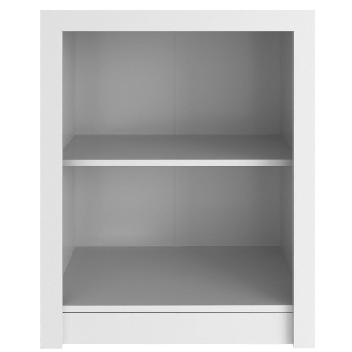 Armário para Escritório Multiuso Baixo 2 Portas Branco