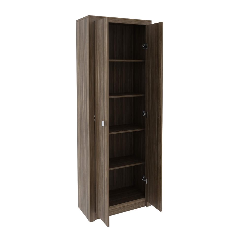 Armário para Escritório com 2 Portas e 5 Prateleiras ME4105 Nogal Tecnomobili