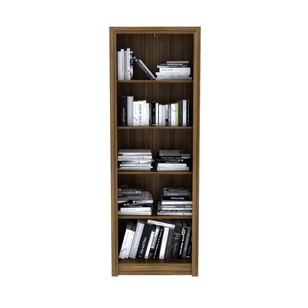 Armário para Escritório com 2 Portas e 5 Prateleiras ME4105 Nogal Tecnomobili