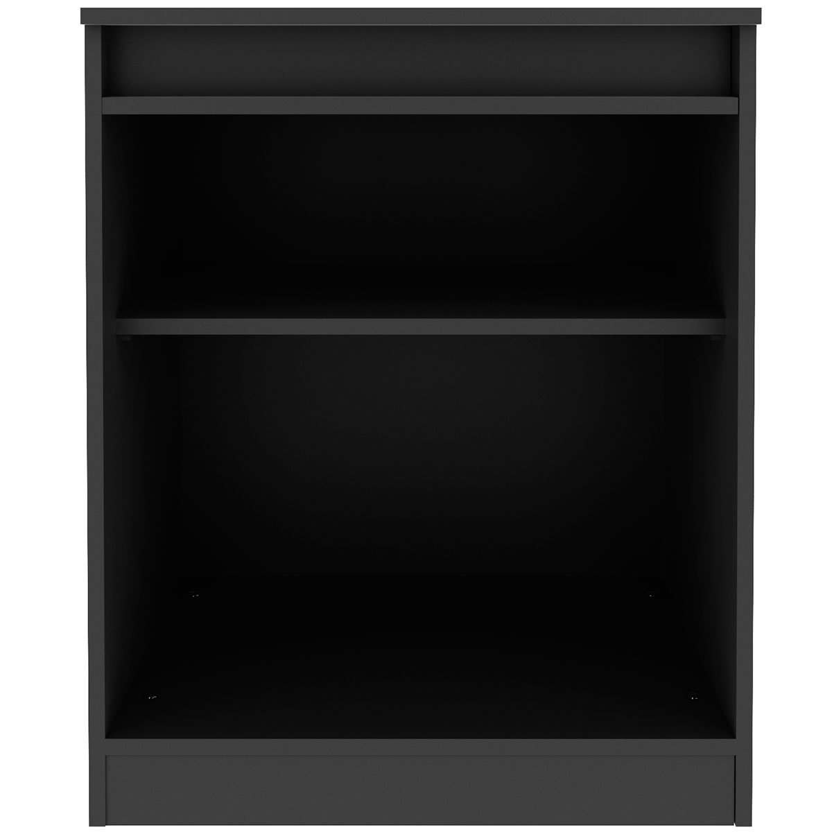 Balcão para Escritório 2 Portas com Chave Pequeno Preto