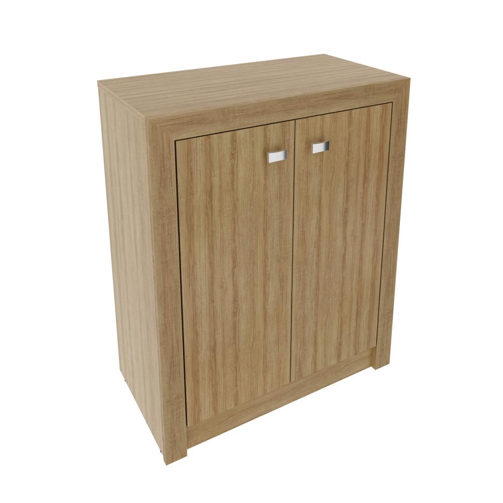Balcão para Escritório com 2 Portas e 1 Prateleira ME4103 Amêndoa Tecnomobili