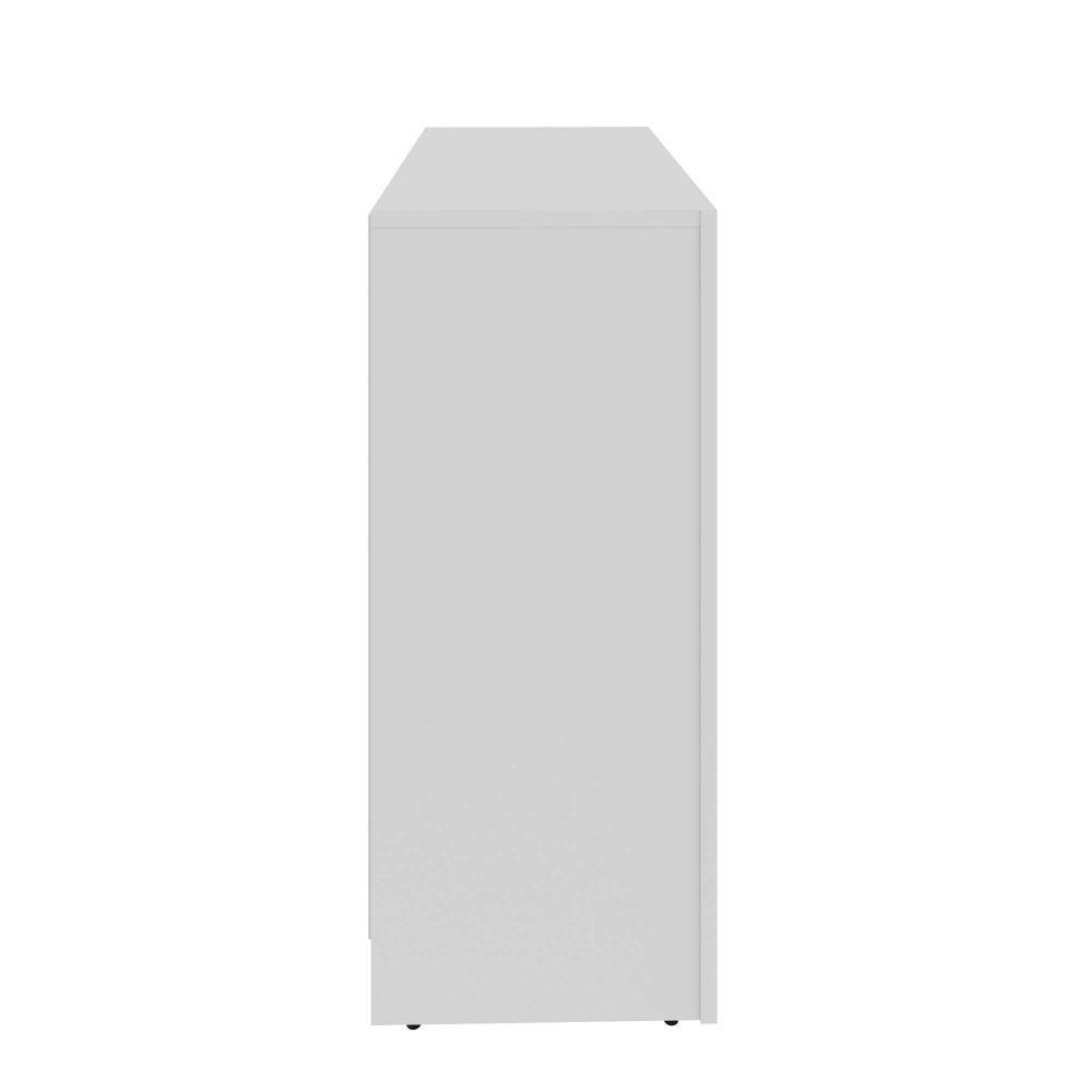 Balcão para Escritório com 2 Portas e 1 Prateleira ME4103 Branco Tecnomobili