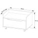 Balcão para Gabinete de Banheiro 1 Gaveta com Rodízio Amêndoa/Branco