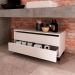 Balcão para Gabinete de Banheiro 2 Gavetas com Rodízios Branco