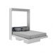 Cama Retrátil de Parede Articulada Casal 147,2x198,5cm Branca Tecnomobili CM8016 Nichos