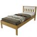 Cama de Solteiro 97,7x96x92cm MDP Tecnomobili  CM8006 Amêndoa Branco até 130kg