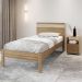 Cama de Solteiro CM8010 Para Colchão de 88cm Amêndoa/Branco Tecnomobili